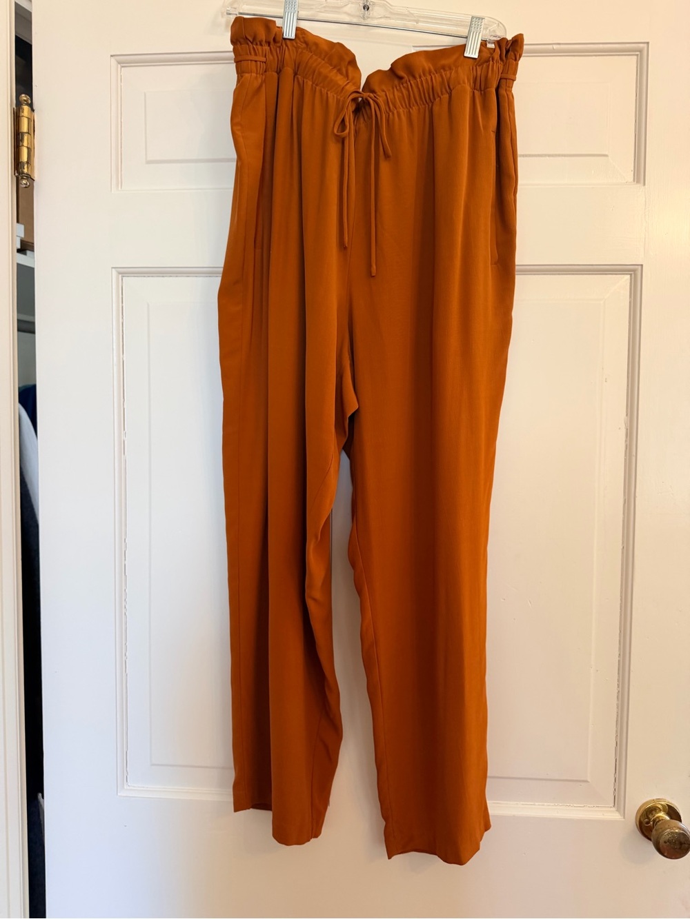 Eileen Fisher Butterscotch Lantern Wide-Leg Pants